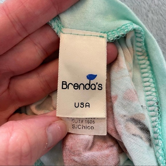 Mint Rose Top Size Small - Picture 4 of 5